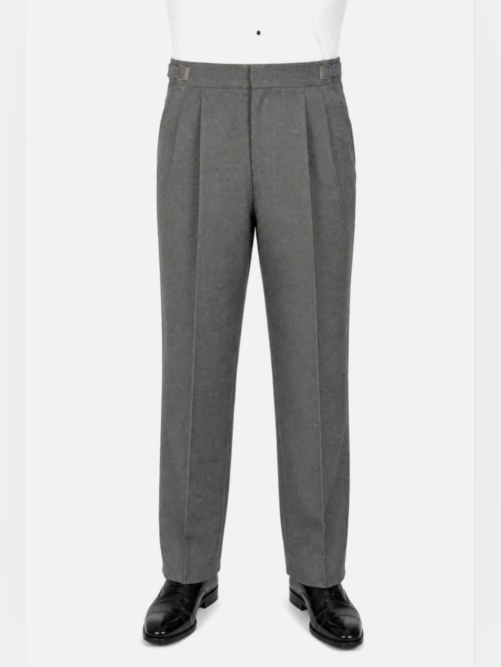 Dress Pants Trousers Houndstooth Pattern High Quality Wool 43